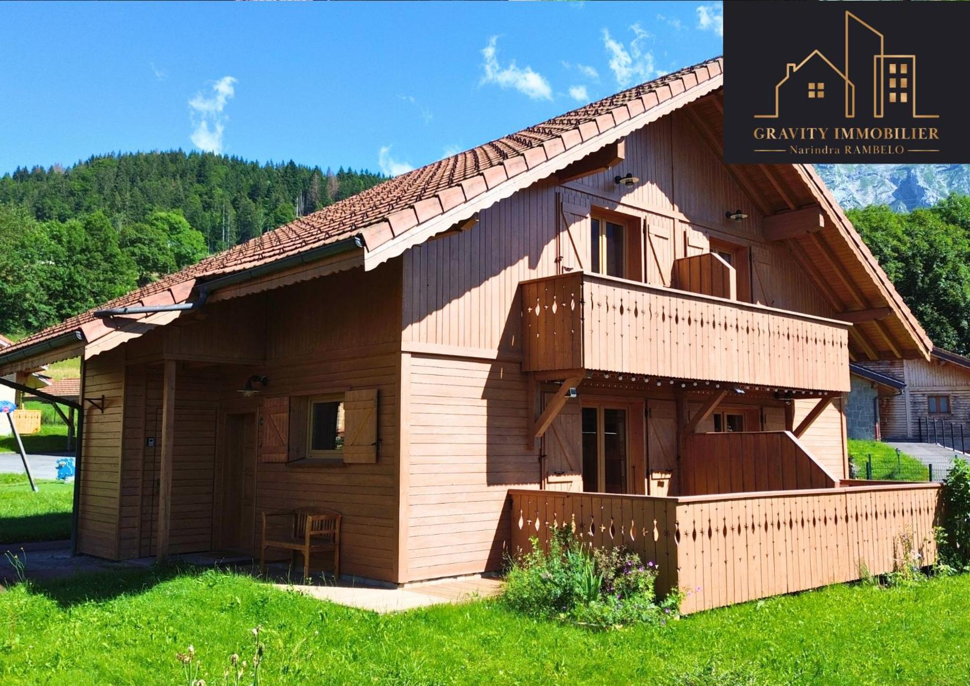Chalet Duplex Mont-Saxonnex "Le Jarbay " Exteriör bild
