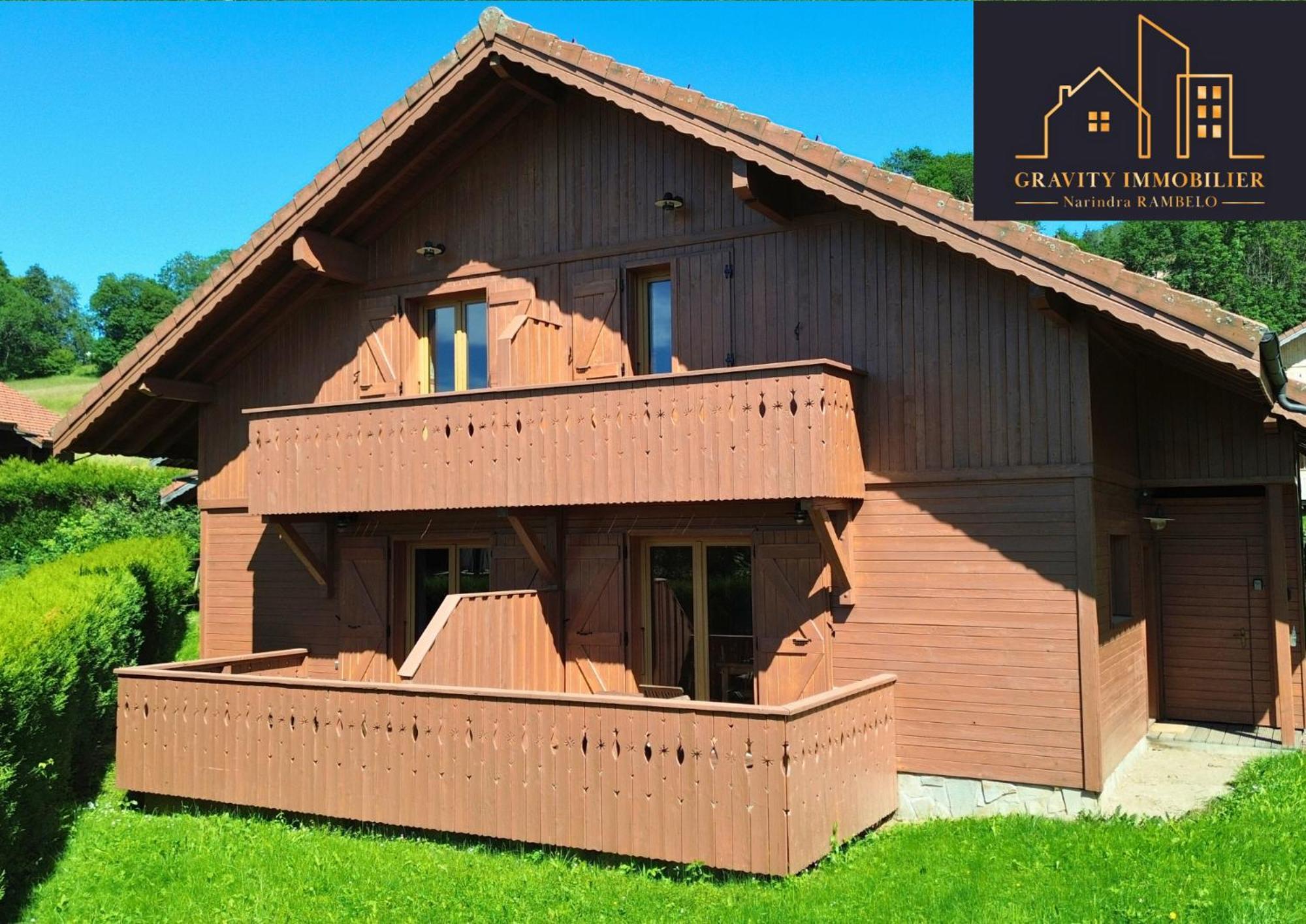 Chalet Duplex Mont-Saxonnex "Le Jarbay " Exteriör bild